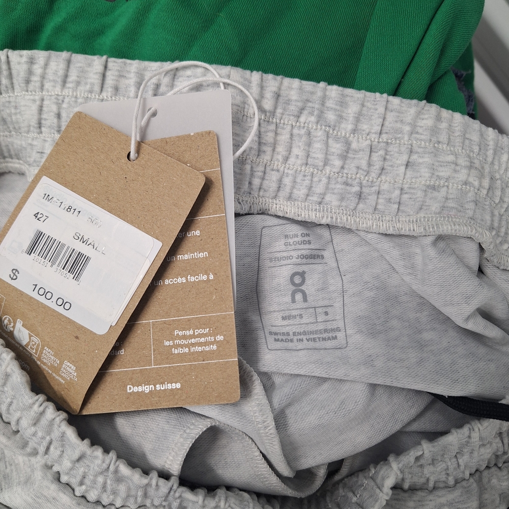 On Running Kids Light Gray Joggers